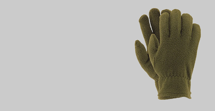 Флісові рукавиці хакі