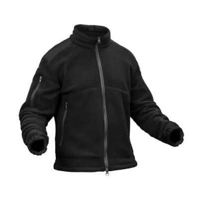 Флісова кофта BLACK з високим коміром